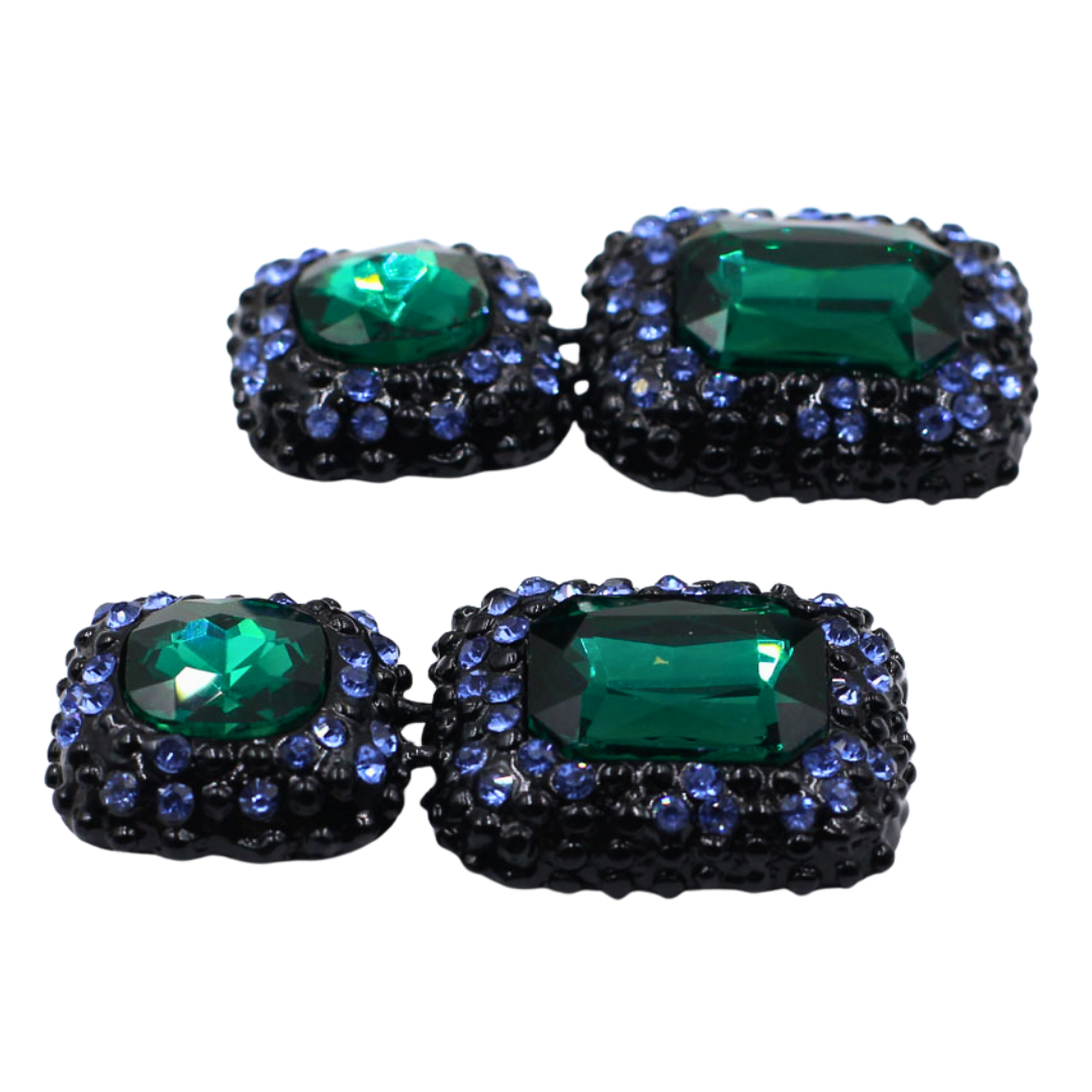 Boucles d'oreilles VERT MERVEILLE, collection ALCHIMIE DES COULEURS par AIFEE Jewelry. www.aifee-jewelry.com