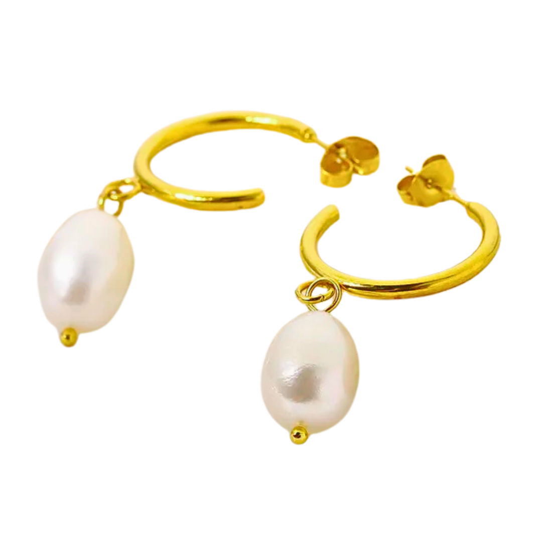 Boucles d'oreilles ANISSA, collection NUEE DE PERLES par aifee jewelry. www.aifee-jewelry.com