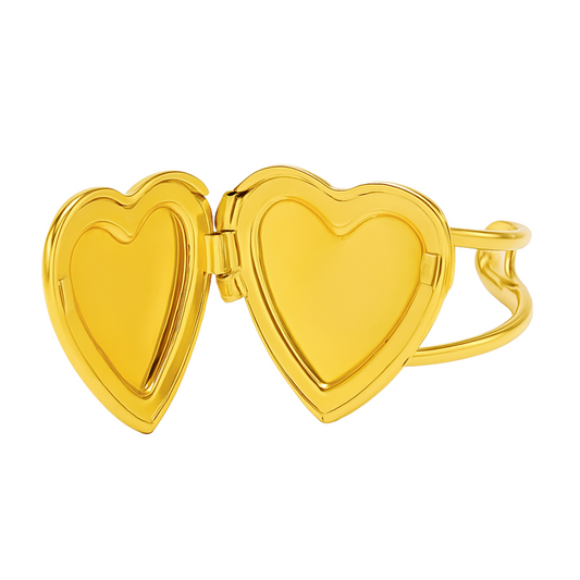 Bague CELESTINE - Acier inoxydable plaqué or