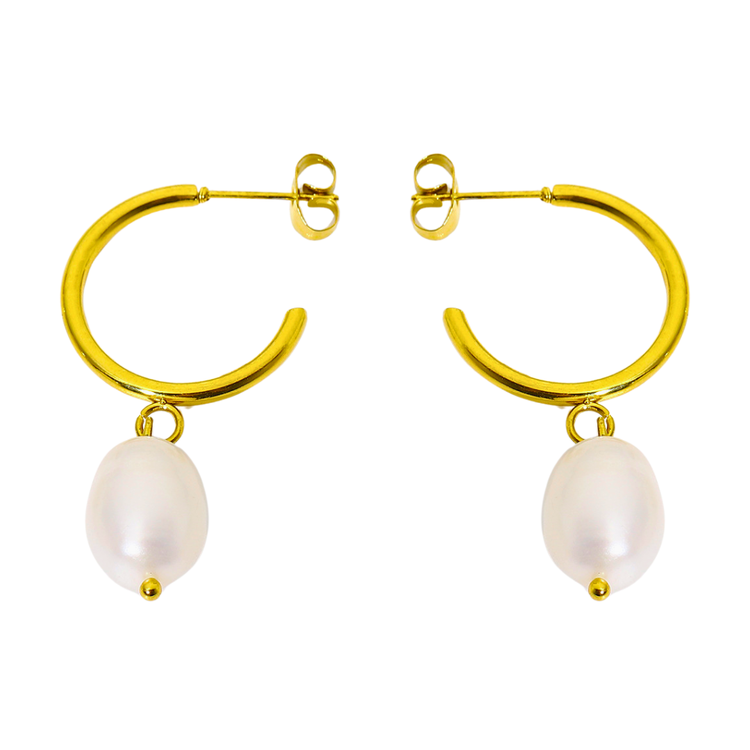 Boucles d'oreilles ANISSA, collection NUEE DE PERLES par aifee jewelry. www.aifee-jewelry.com