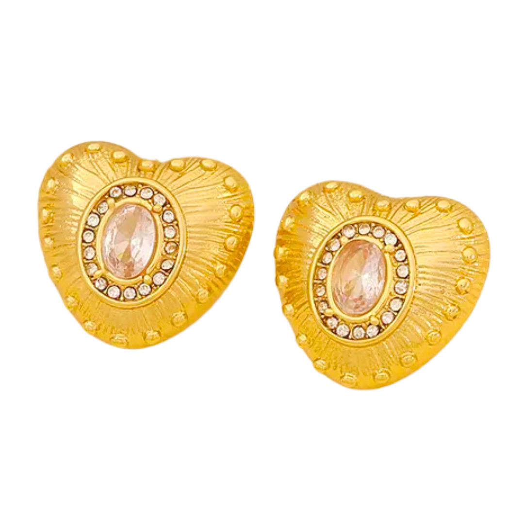 Boucles d'oreilles CANDIDE rose, collection JARDIN SECRET par AIFEE Jewelry. www.aifee-jewelry.com.