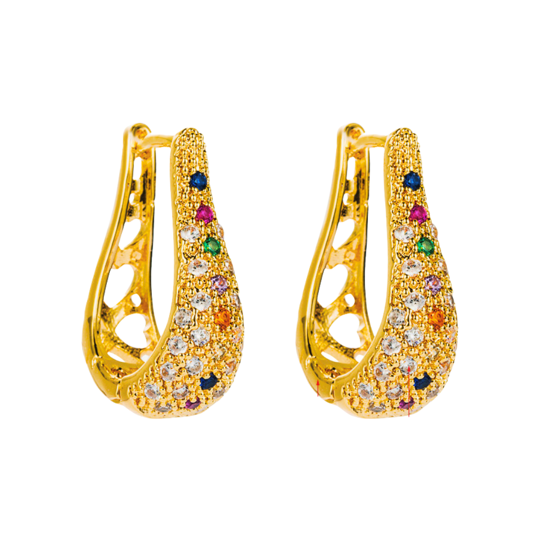 Boucles d'oreilles LALLA NAHED, collection ROMAINE par AIFEE Jewelry. www.aifee-jewelry.com