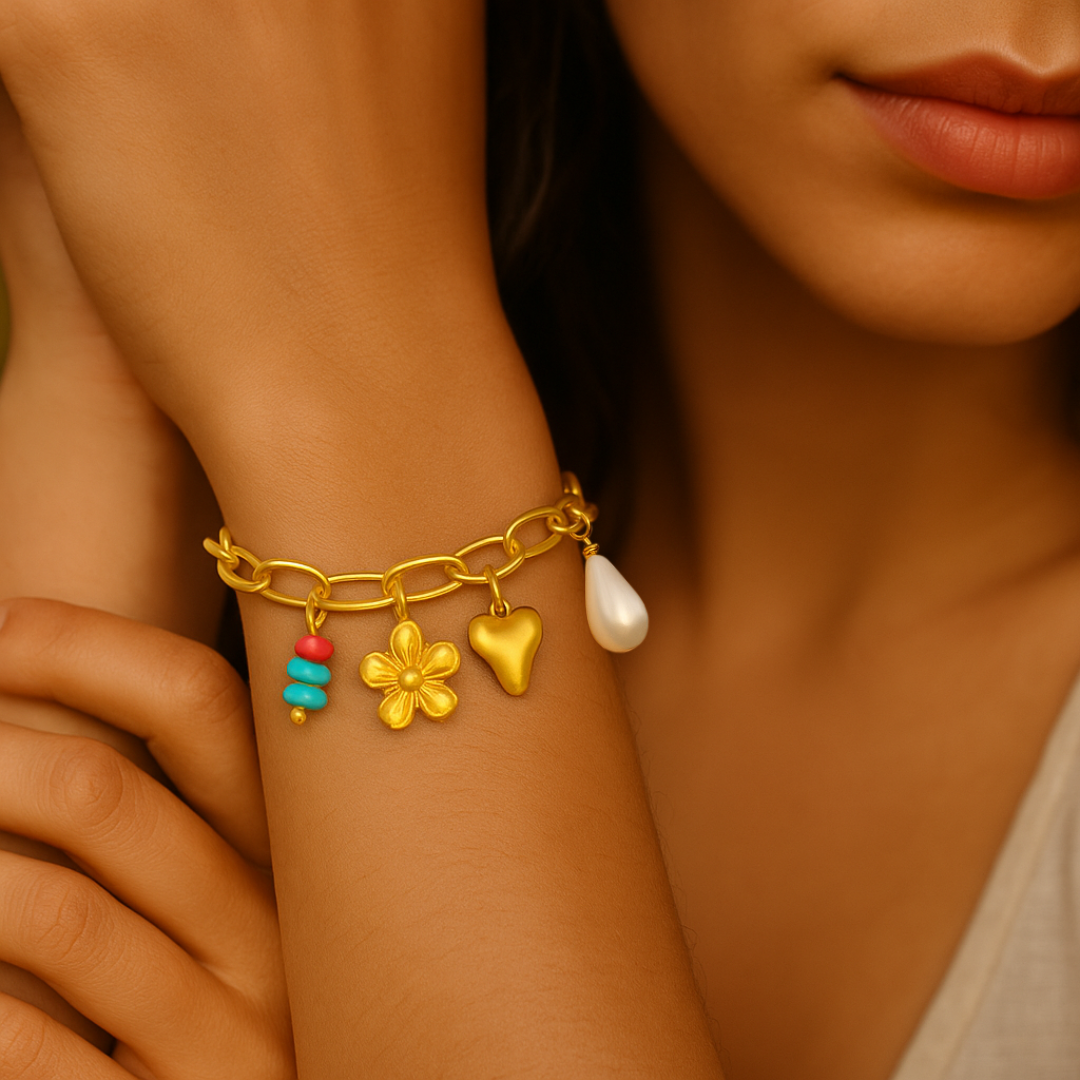 Bracelet ALICE - Acier inoxydable plaqué or