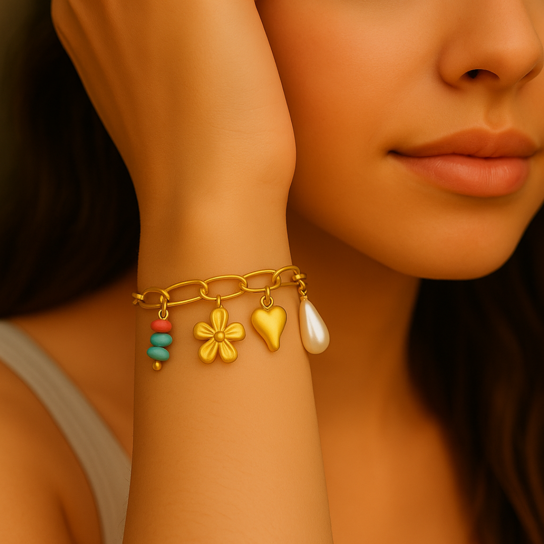 Bracelet ALICE - Acier inoxydable plaqué or