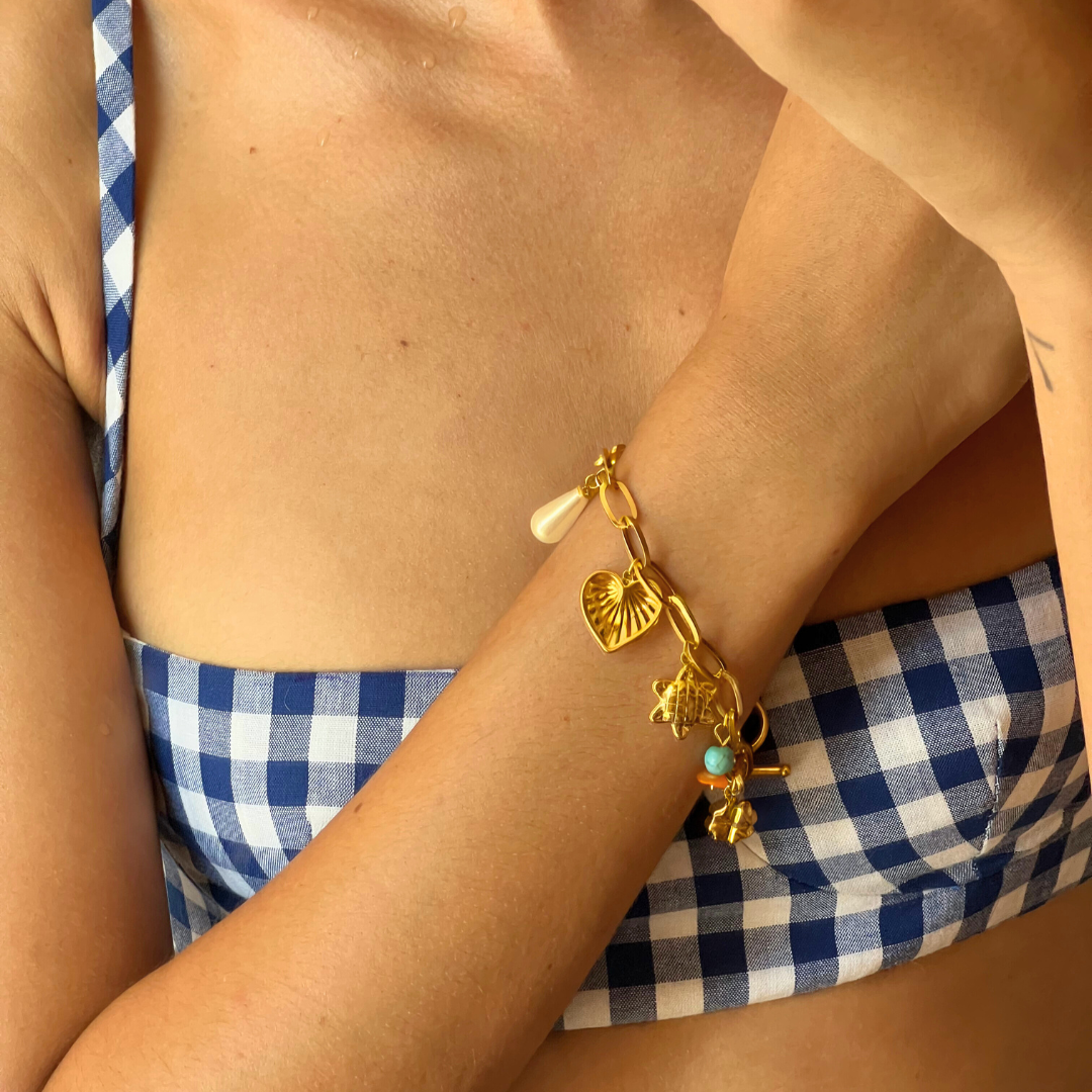 Bracelet ALICE - Acier inoxydable plaqué or