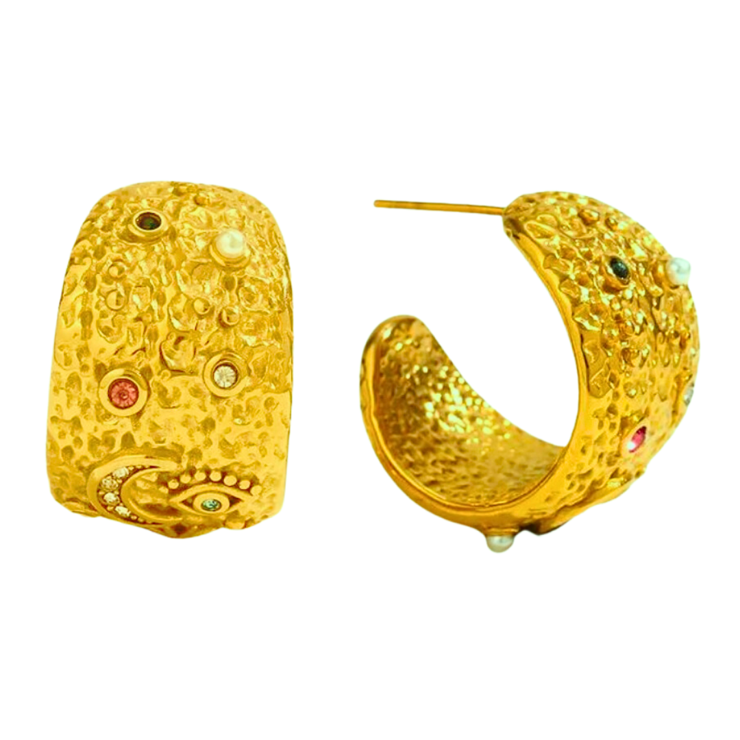 Boucles d'oreilles ANTIQUE, collection ROMAINE par AIFEE Jewelry. www.aifee-jewelry.com