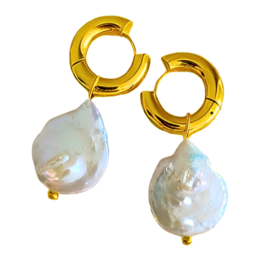 Boucles d'oreilles OCEANE, collection NUEE DE PERLES par AIFEE Jewelry. www.aifee-jewelry.com