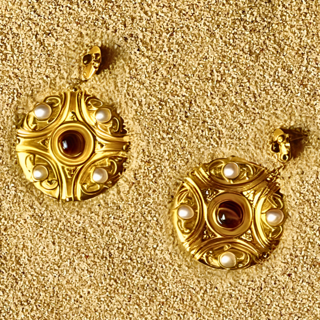 Boucles d'oreilles TRIOMPHE, collection ROMAINE par aifee jewelry. www.aifee-jewelry.com