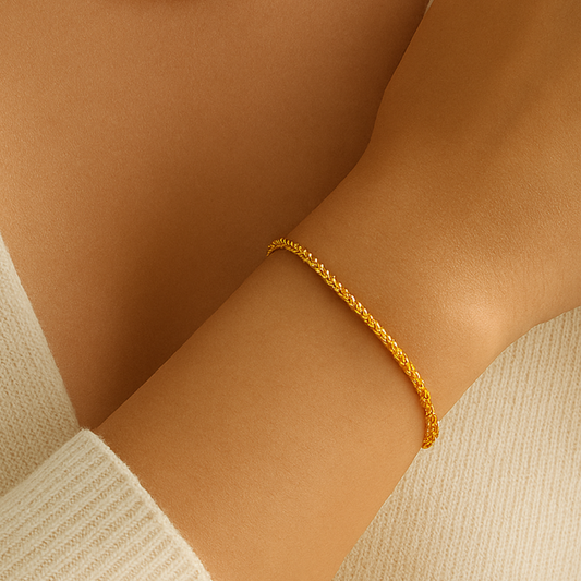 Bracelet ARIANE - Acier inoxydable plaqué or