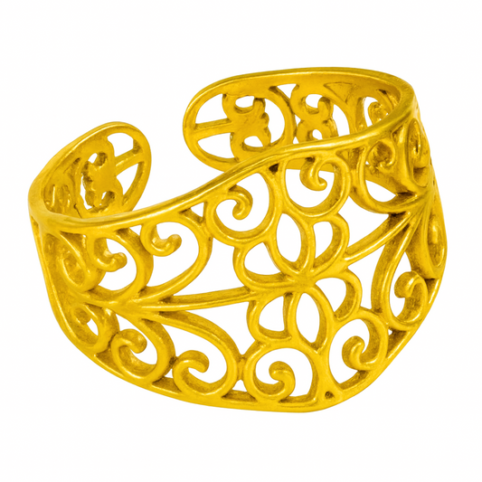 Bague EMMA - Acier inoxydable plaqué or