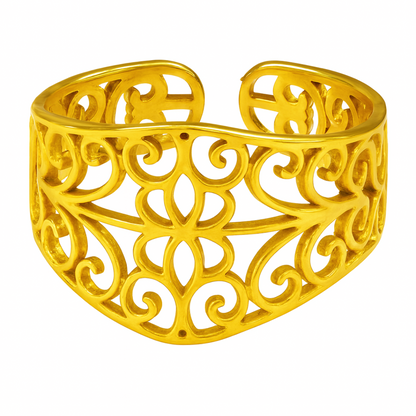 Bague EMMA - Acier inoxydable plaqué or