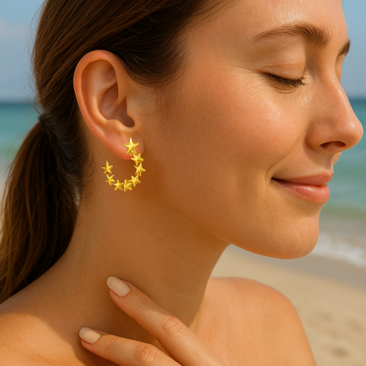 Boucles d'oreilles ETOILES