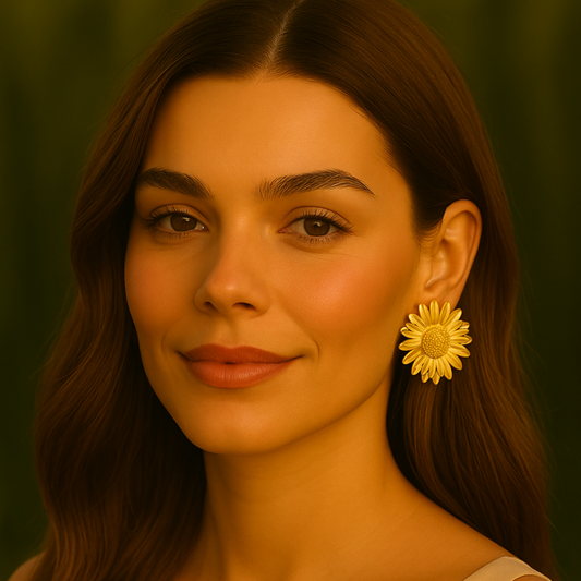 Boucles d'oreilles TOURNESOL
