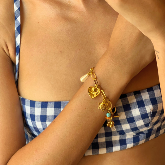 Bracelet ALICE - Acier inoxydable plaqué or
