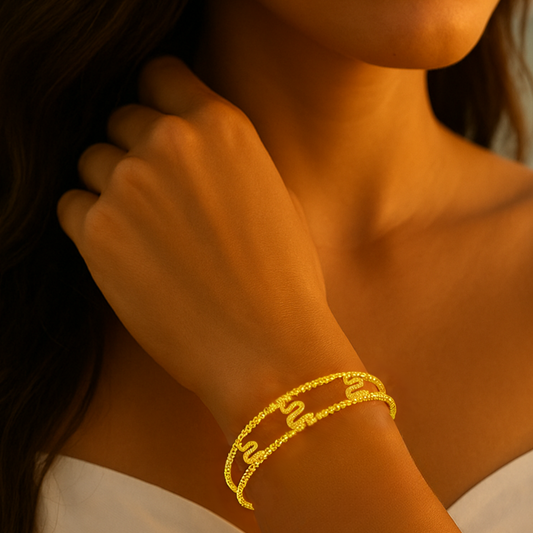 Bracelet manchette PYTHON
