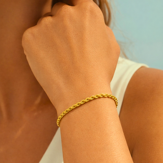 Bracelet PENELOPE - Acier inoxydable plaqué or