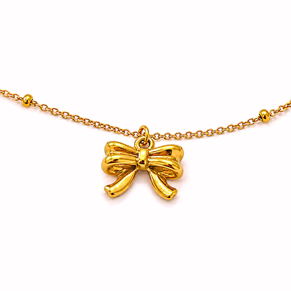 Chaine de cheville GRACE - Acier inoxydable plaqué or